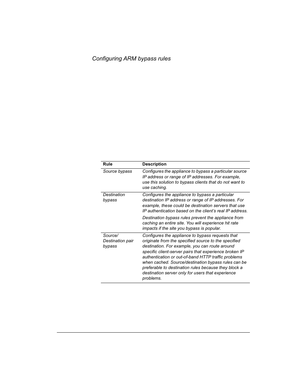 Configuring arm bypass rules, Adding arm bypass rules | Intel 1520 User Manual | Page 106 / 176