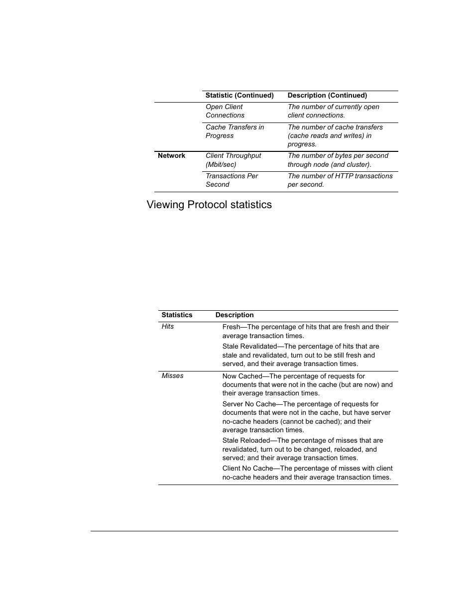 Viewing protocol statistics | Intel 1520 User Manual | Page 112 / 176