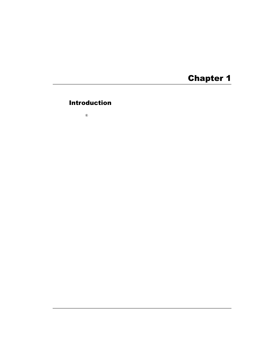 Introduction, Chapter 1 | Intel 1520 User Manual | Page 13 / 176