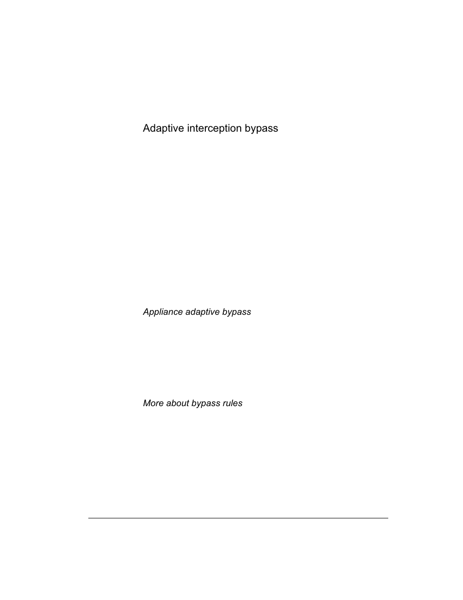 Adaptive interception bypass, Bypass scheme. see appliance | Intel 1520 User Manual | Page 138 / 176