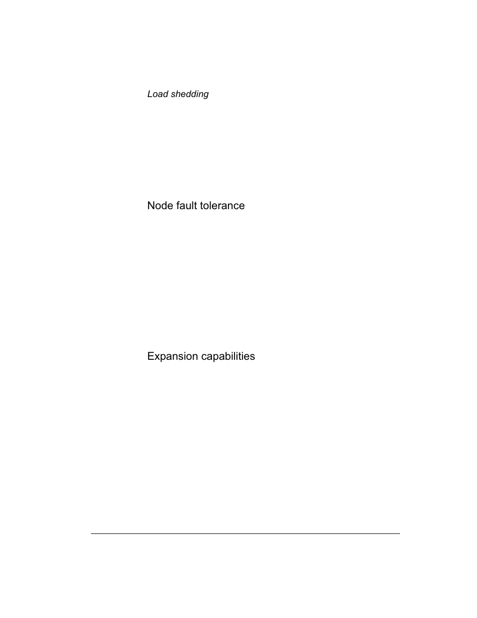 Node fault tolerance, Expansion capabilities | Intel 1520 User Manual | Page 159 / 176