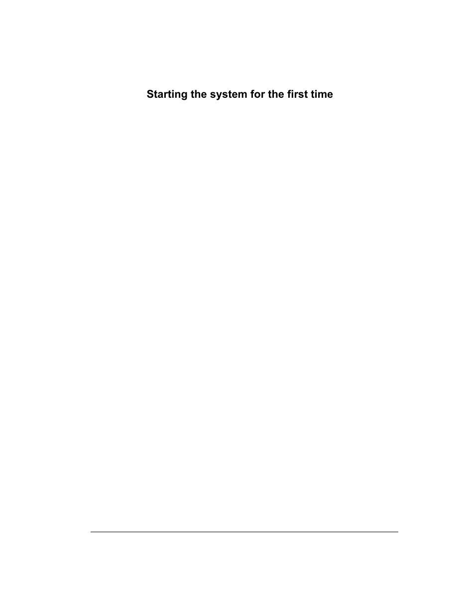 Starting the system for the first time, Initially configuring and starting your system | Intel 1520 User Manual | Page 20 / 176