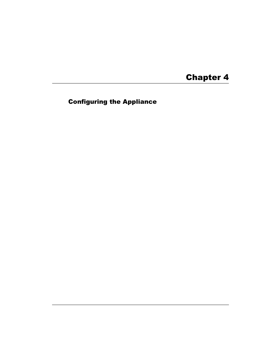 Configuring the appliance, Chapter 4, Chapter 4‚ configuring the appliance | Intel 1520 User Manual | Page 35 / 176