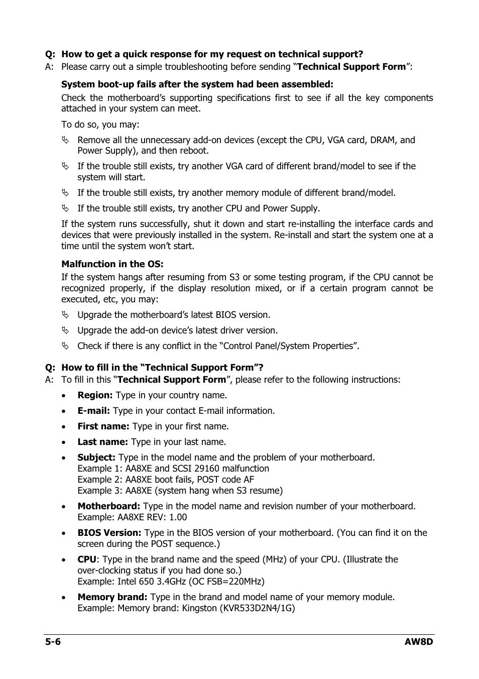 Intel AW8D User Manual | Page 76 / 80