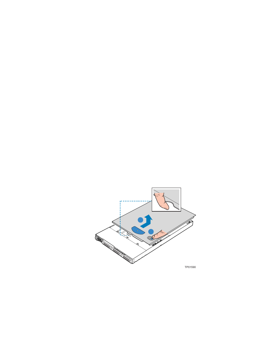 Removing and installing the chassis cover, Removing the chassis cover | Intel SR1450 User Manual | Page 25 / 87