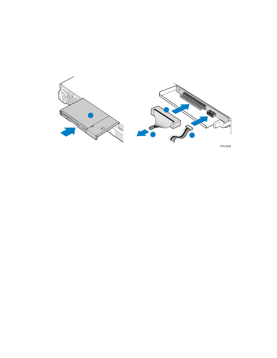 Removing a floppy drive from the slimline bay | Intel SR1450 User Manual | Page 36 / 87