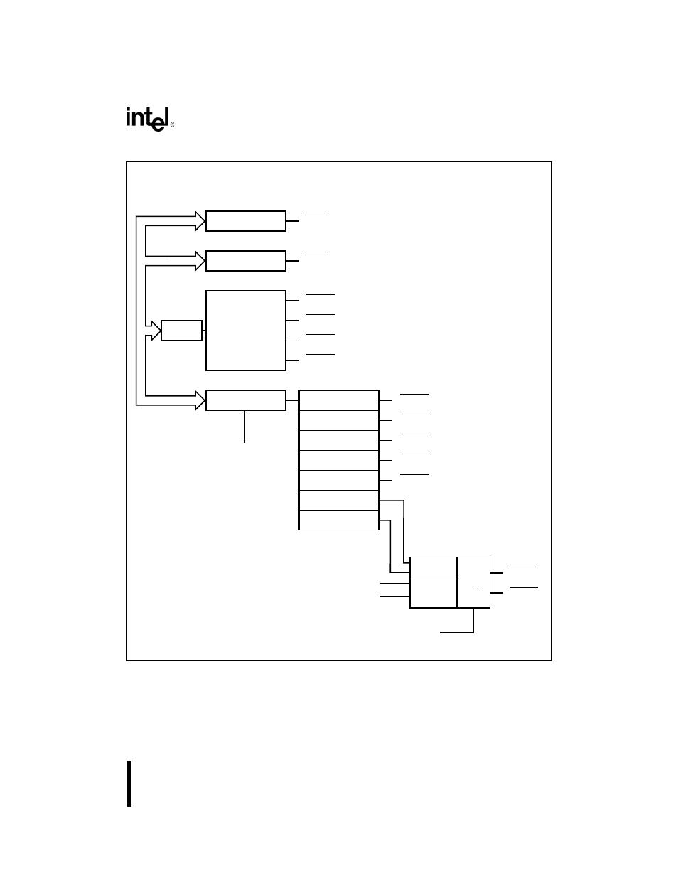 Figure 62. chip-select block diagram, Figure 6-2 | Intel 80C188XL User Manual | Page 158 / 405