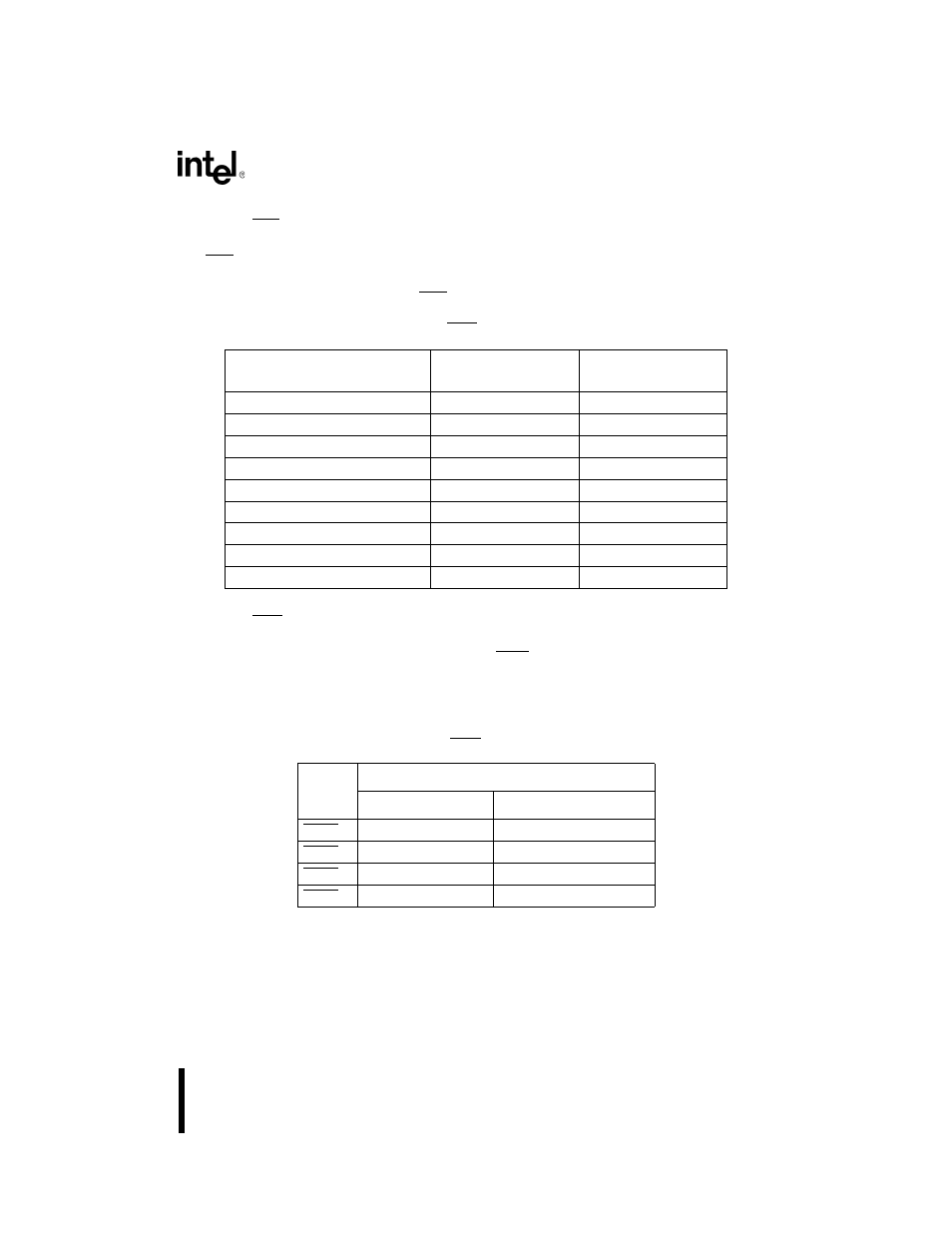 2 lcs active range, 3 mcs active range, Table 6 3. lcs active range | Table 64. mcs active range | Intel 80C188XL User Manual | Page 168 / 405