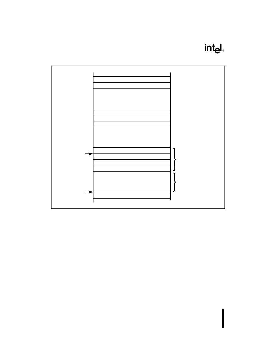 Figure a5. stack frame for procedure b at level 3 | Intel 80C188XL User Manual | Page 313 / 405