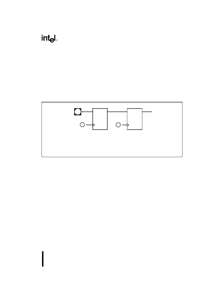 Appendix b input synchronization, B.1 why synchronizers are required, Figure b1. input synchronization circuit | Intel 80C188XL User Manual | Page 320 / 405