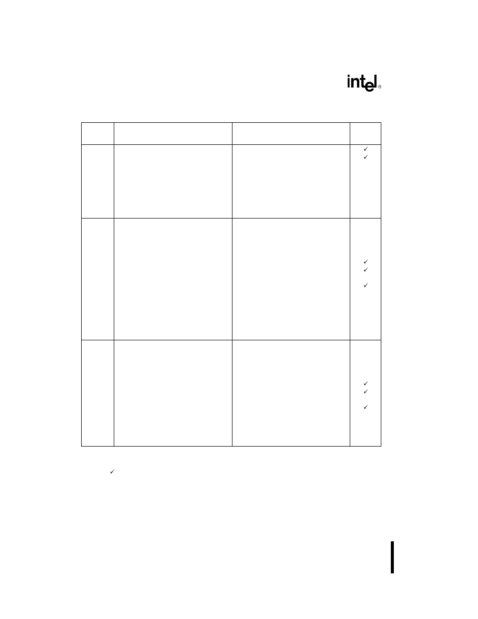 Table c4. instruction set (continued) | Intel 80C188XL User Manual | Page 327 / 405