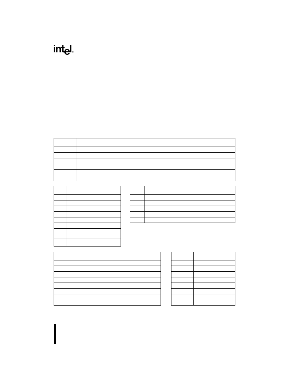Appendix d instruction set opcodes and clock cycle, Table d1. operand variables, Table d-1. operand variables | Intel 80C188XL User Manual | Page 374 / 405