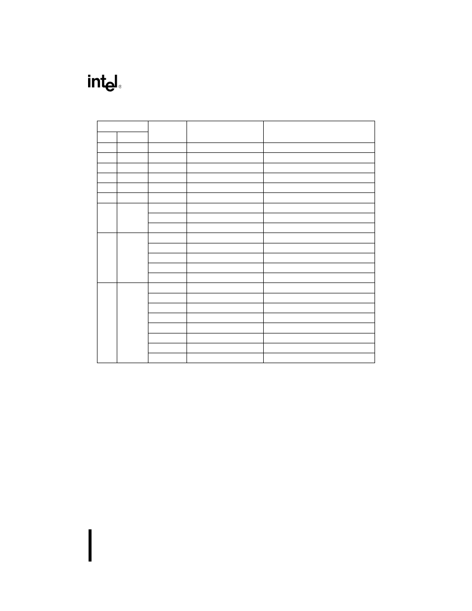 D-19 instruction set opcodes and clock cycles | Intel 80C188XL User Manual | Page 392 / 405