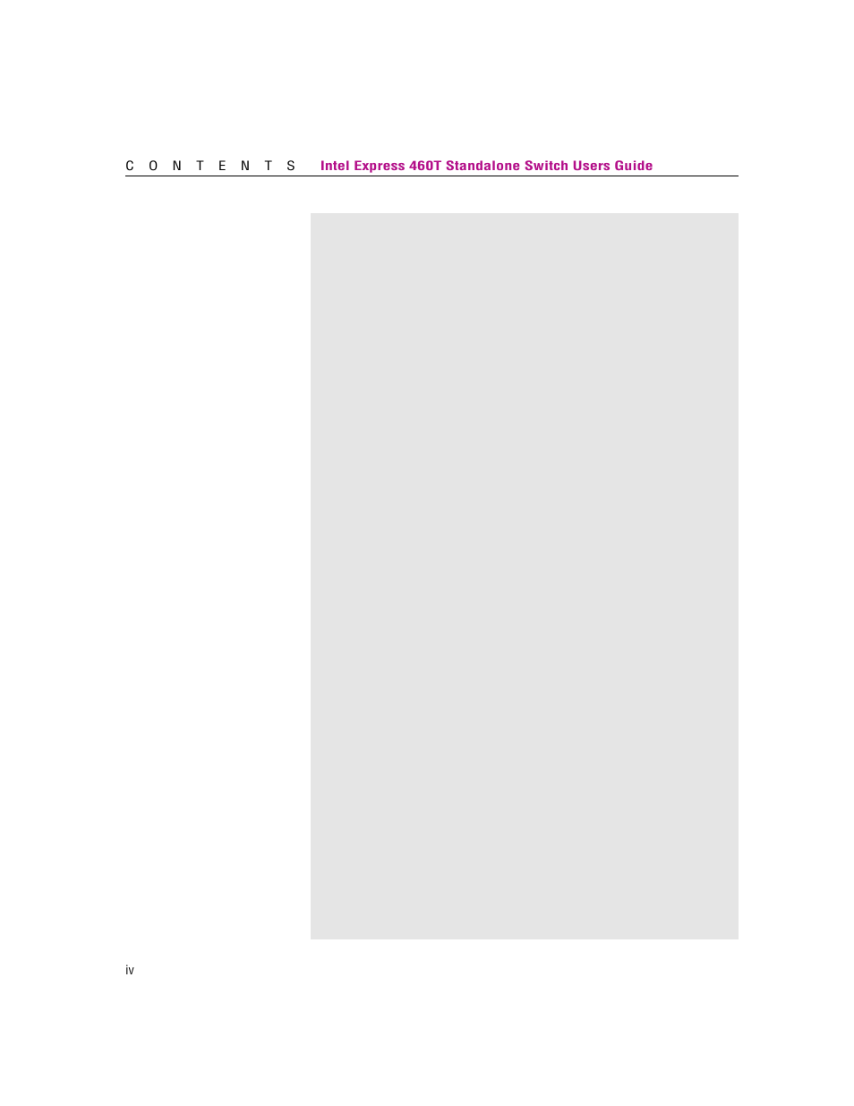 Intel 460T User Manual | Page 6 / 150