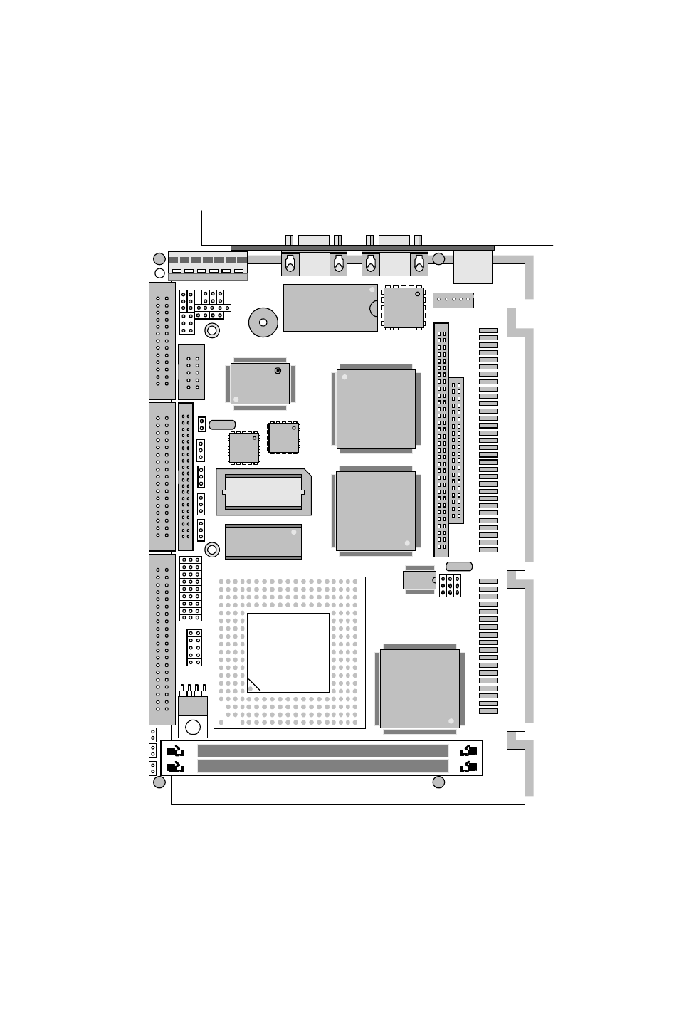 Board layout, Chips, 6sbc-455 user's manual | Intel SBC-455 User Manual | Page 14 / 97