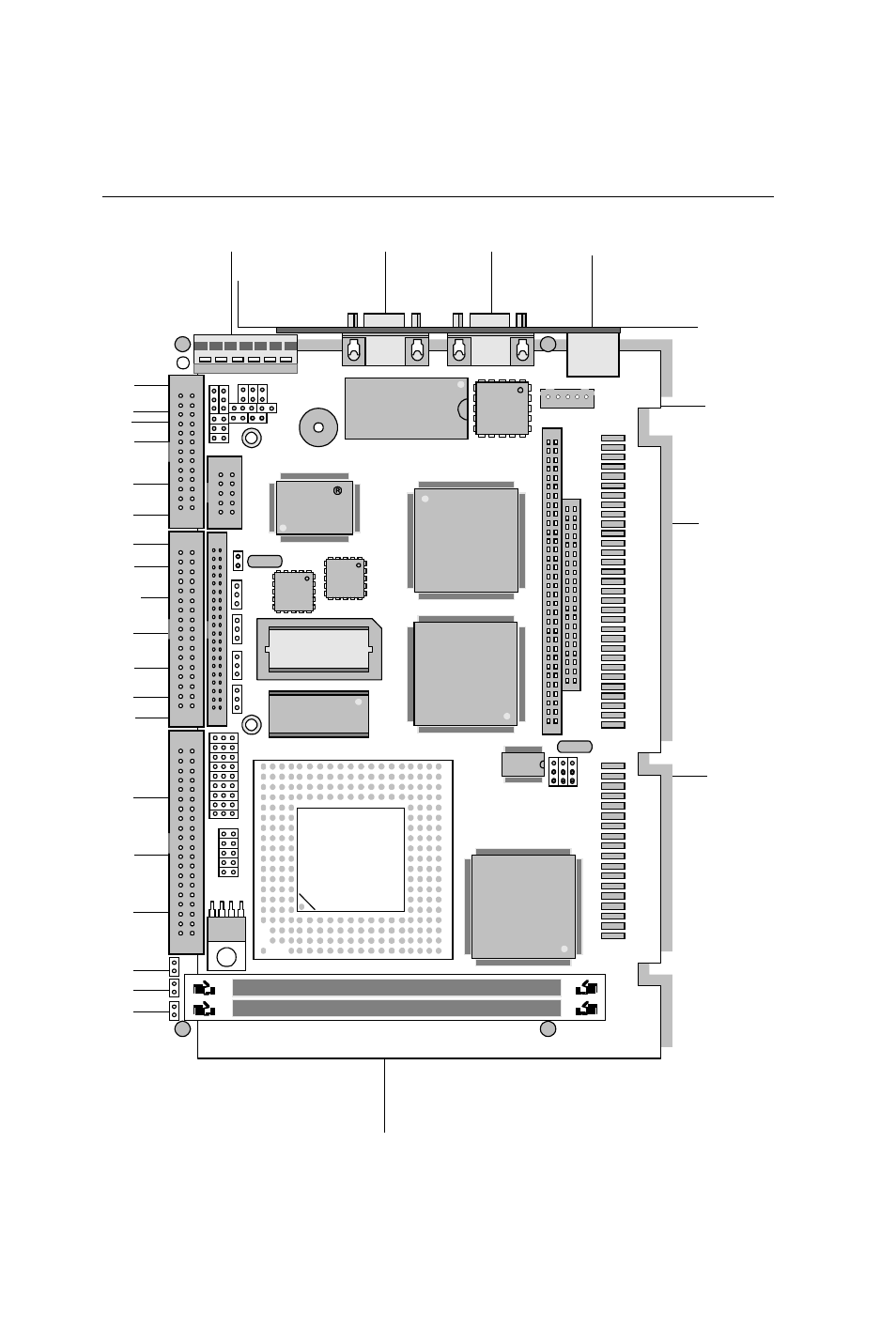 Locating jumpers and connectors, Chips, Chapter 2 installation 11 | S m c, M4 8t 86 pc i | Intel SBC-455 User Manual | Page 19 / 97
