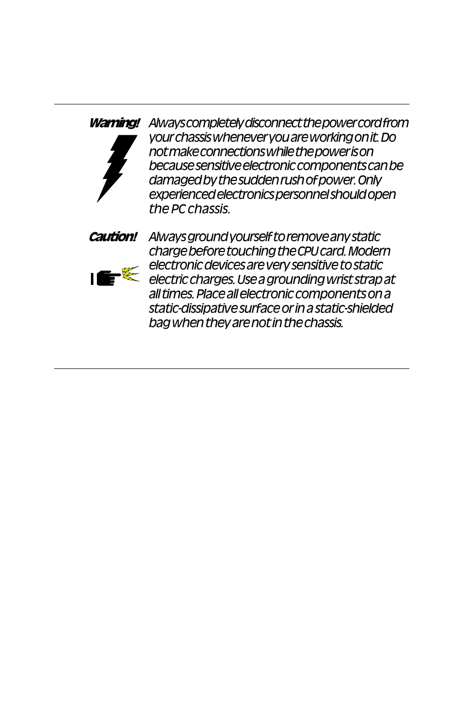 Safety precautions, Installing the cpu | Intel SBC-455 User Manual | Page 21 / 97