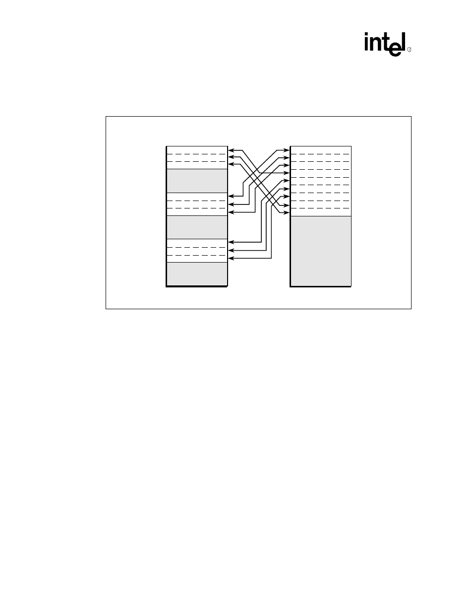 4 lookup table entry format, Lookup table entry format, Upstream lookup table address translation | Figure 8 | Intel 21555 User Manual | Page 40 / 198