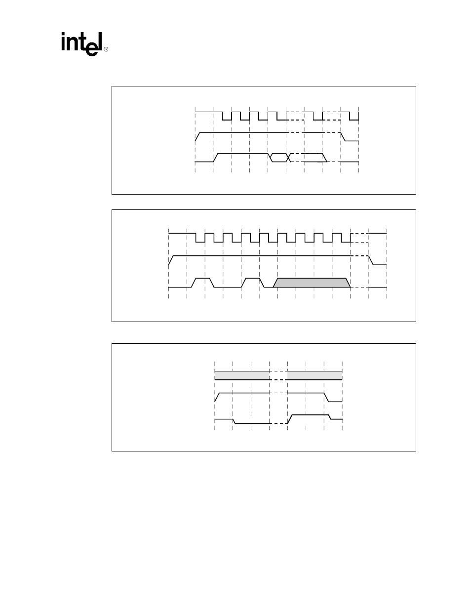 Srom check status timing diagram, Srom erase timing diagram, Srom erase all operation | Figure 24 | Intel 21555 User Manual | Page 95 / 198