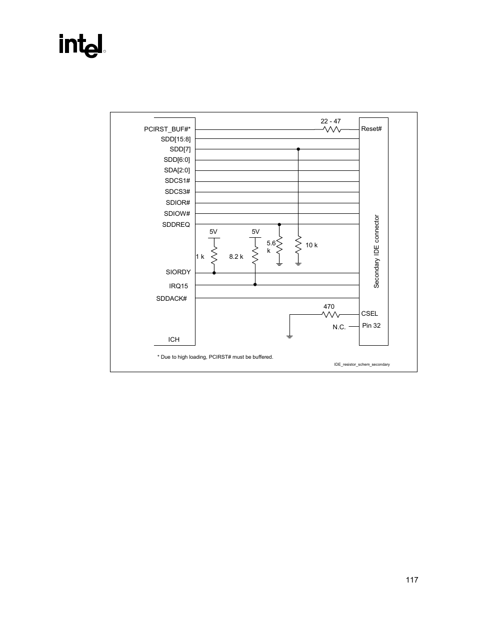 Secondary ide connector requirements, 4 secondary ide connector requirements | Intel 815 User Manual | Page 117 / 213