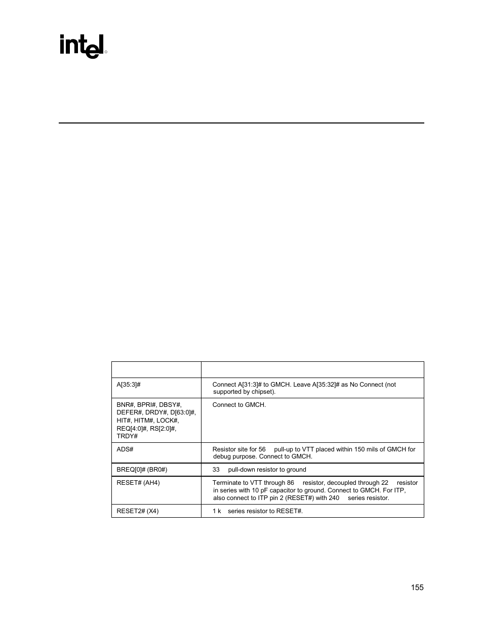 System design checklist, Design review checklist, Processor checklist | Gtl checklist, 13 system design checklist, 1 design review checklist, 2 processor checklist, 1 gtl checklist | Intel 815 User Manual | Page 155 / 213