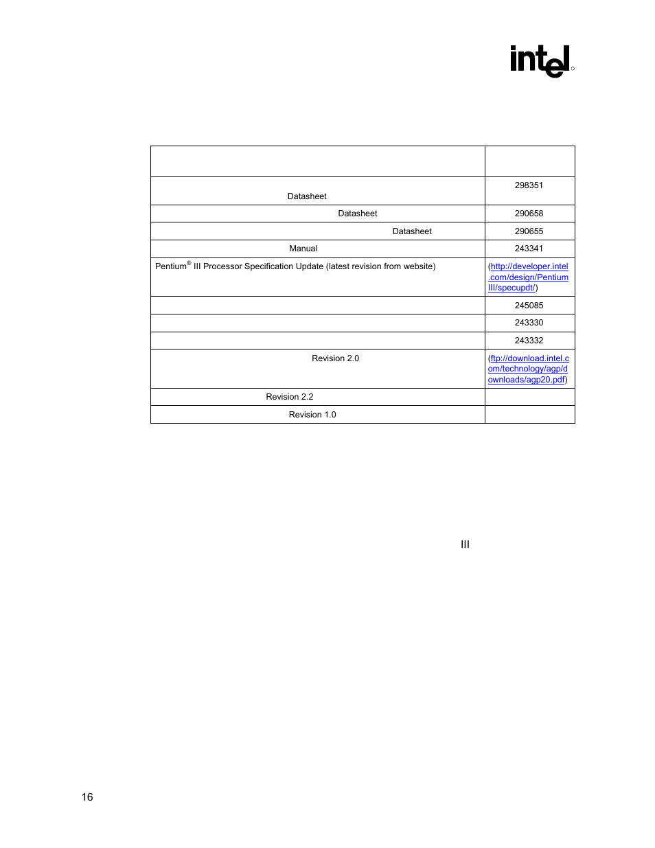Reference documents, System overview, 2 reference documents | 3 system overview | Intel 815 User Manual | Page 16 / 213