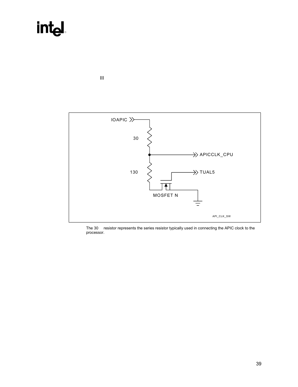 Apic clock voltage switching requirements, 9 apic clock voltage switching requirements | Intel 815 User Manual | Page 39 / 213