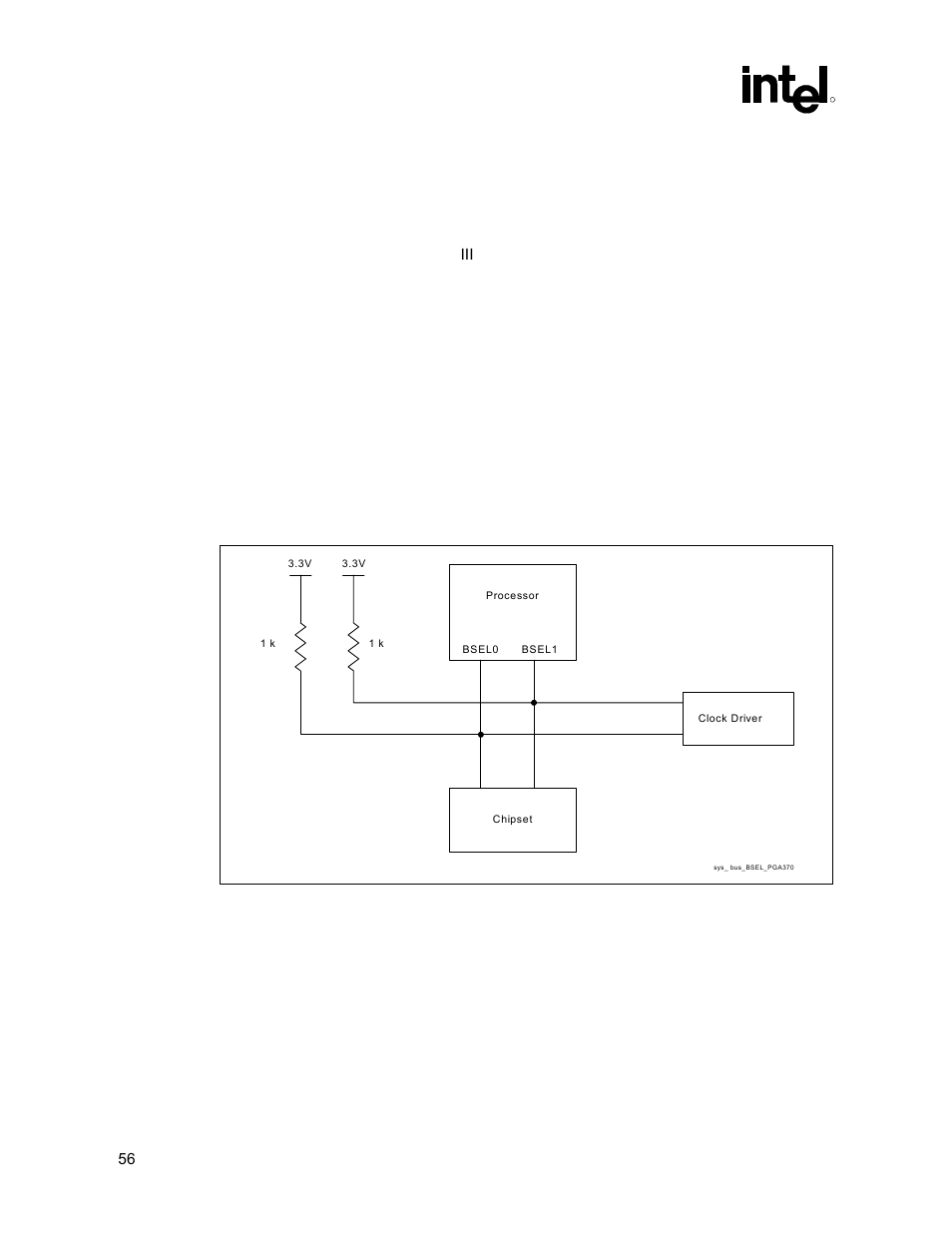 Bsel[1:0] implementation differences, 5 bsel[1:0] implementation differences | Intel 815 User Manual | Page 56 / 213