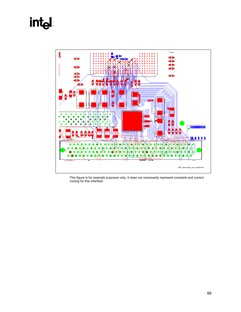 Agp routing ground reference, 6 agp routing ground reference | Intel 815 User Manual | Page 89 / 213