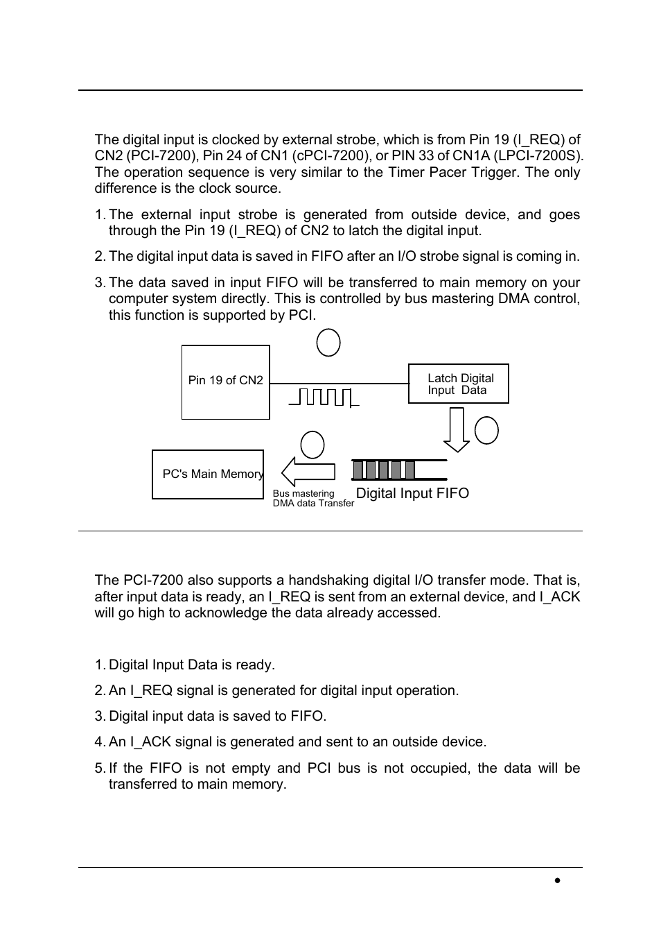 3 external clock mode, 4 handshaking | Intel cPCI-7200 User Manual | Page 39 / 71
