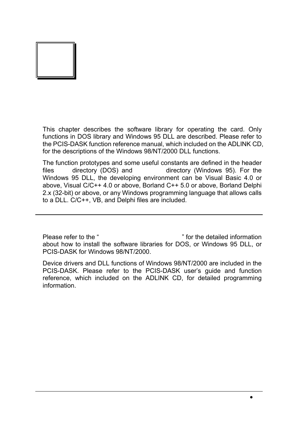 C/c++ libraries | Intel cPCI-7200 User Manual | Page 45 / 71