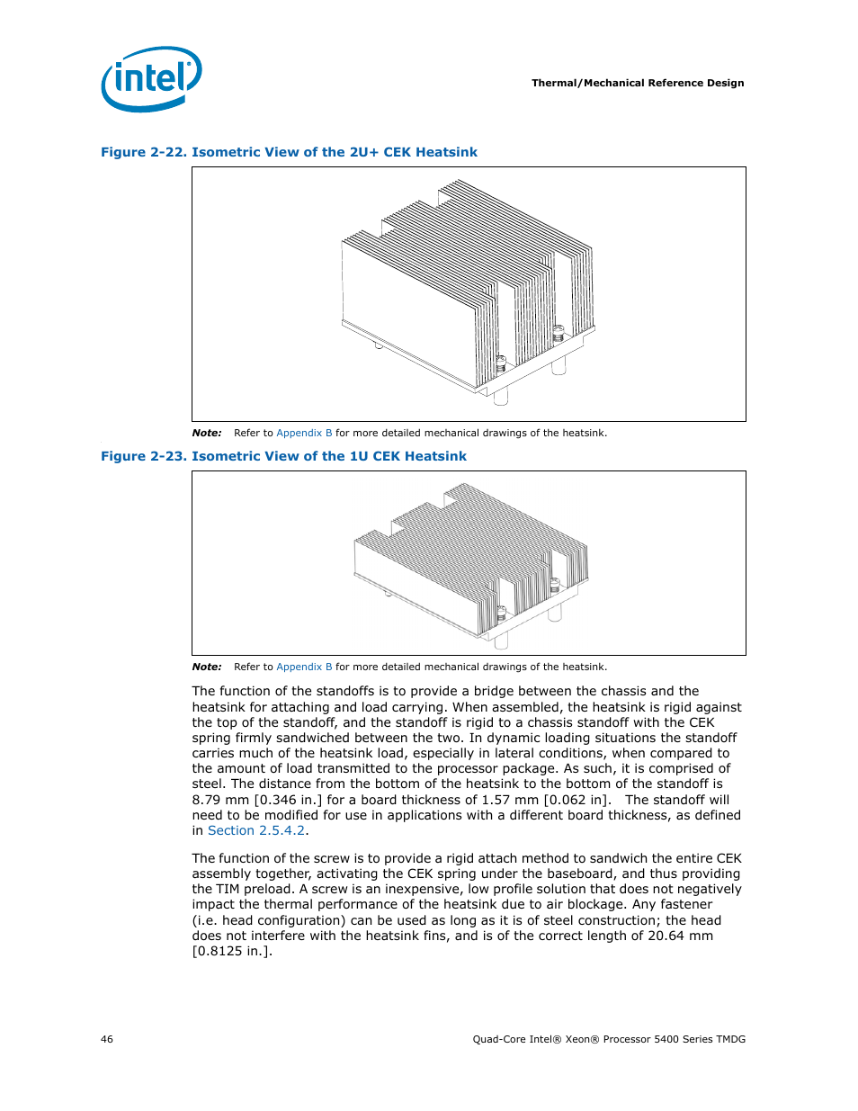 Figure 2-22, Figure 2-23 | Intel 5400 Series User Manual | Page 46 / 100