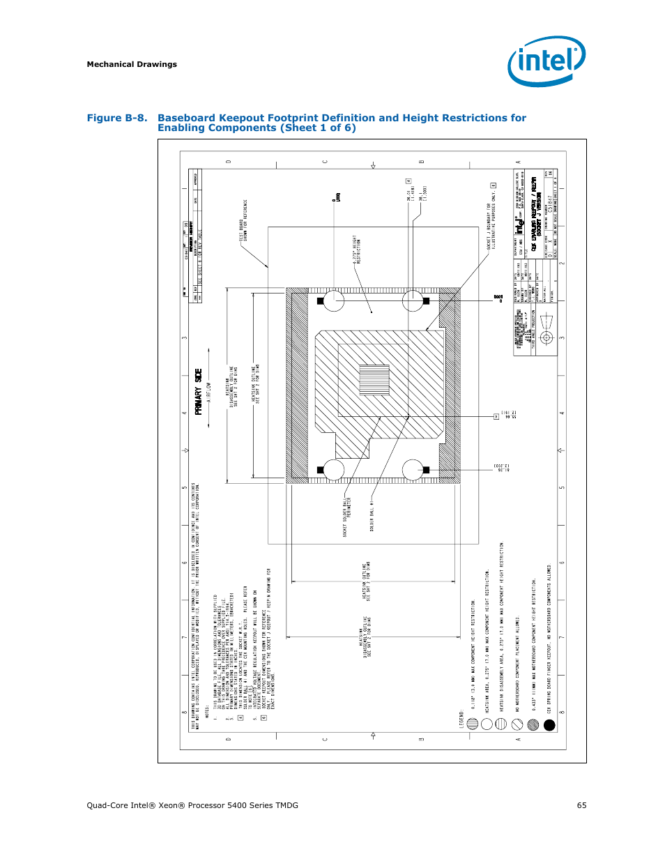 Sheet 1 of 6), Figure b-8 | Intel 5400 Series User Manual | Page 65 / 100