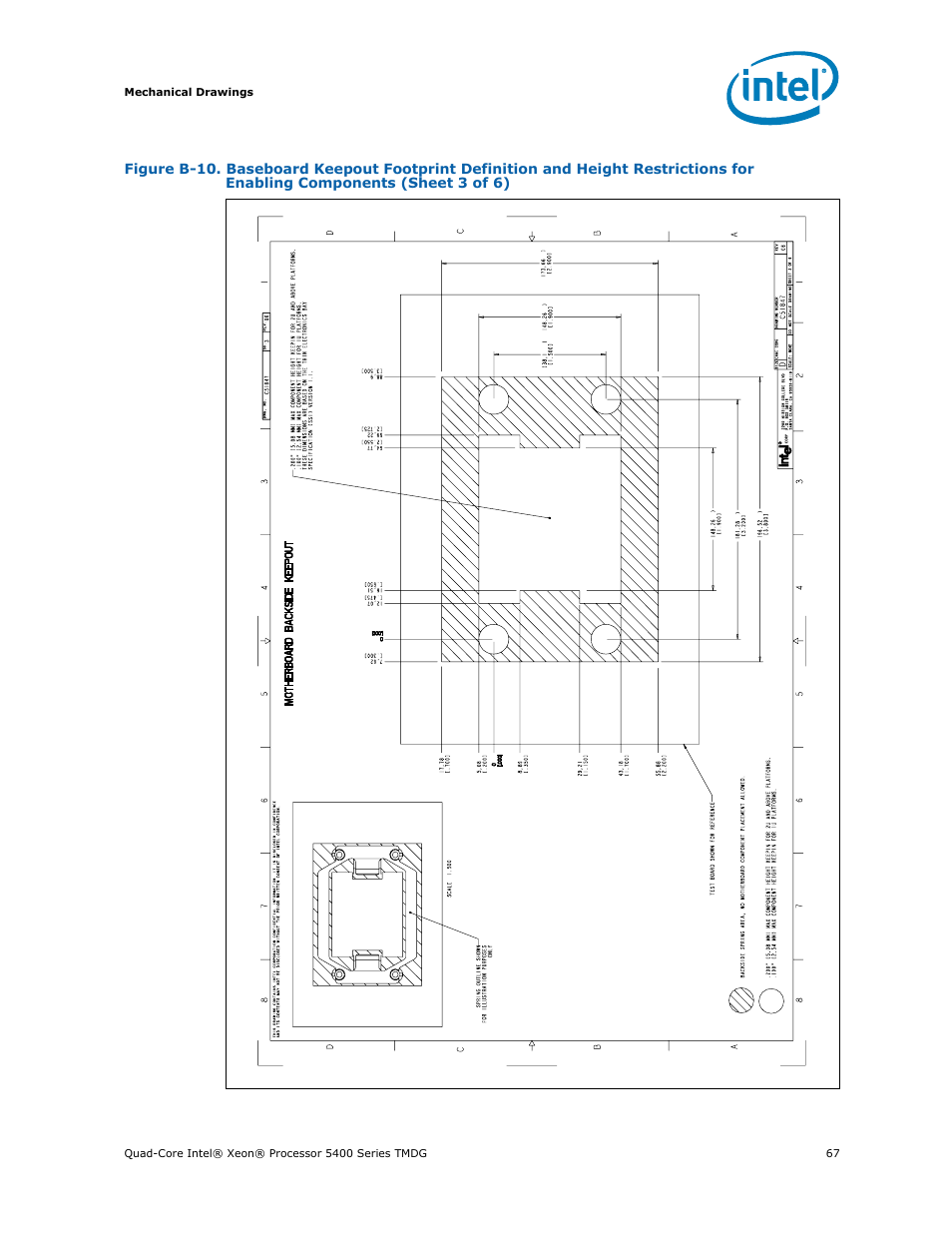 Enabling components (sheet 3 of 6), Sheet 3 of 6), Figure b-10 | Intel 5400 Series User Manual | Page 67 / 100