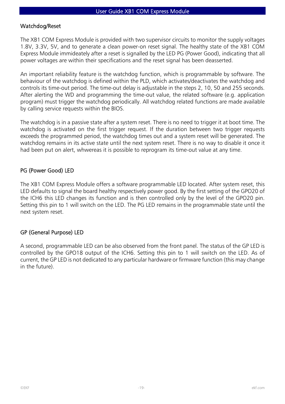Intel 82600 User Manual | Page 19 / 40