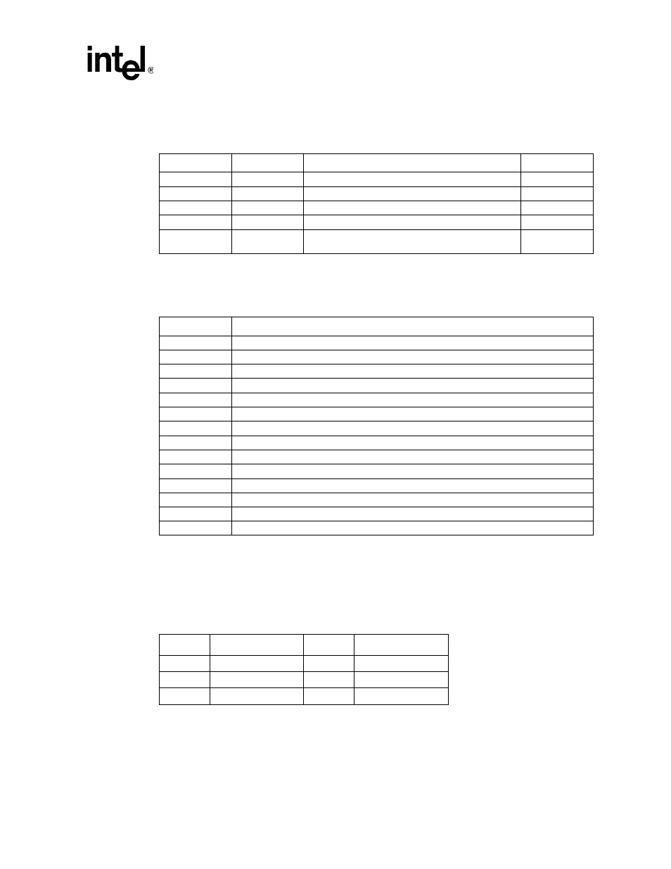 4 jumper summary, Table 31. jumper summary, 5 connector summary | Table 32. connector summary, 6 general purpose input/output header, Table 33. gpio header (j3f1) definition, Jumper summary, Connector summary, Gpio header (j3f1) definition | Intel IQ80219 User Manual | Page 55 / 120