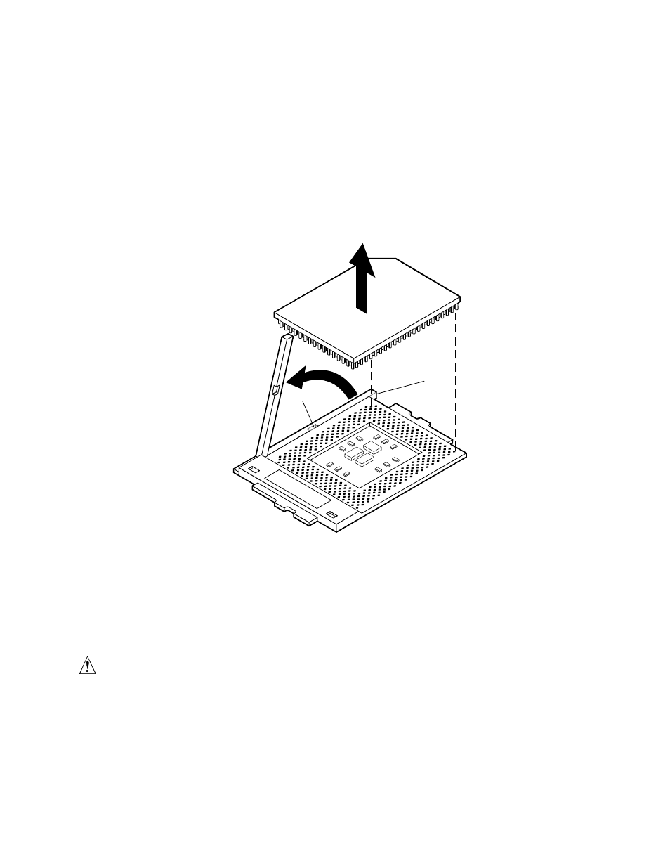 Installing the processor, Removing the processor chip | Intel ISP1100 User Manual | Page 28 / 81