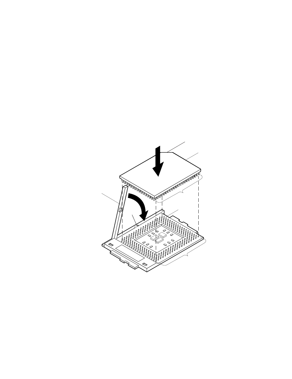 Installing the processor chip | Intel ISP1100 User Manual | Page 30 / 81