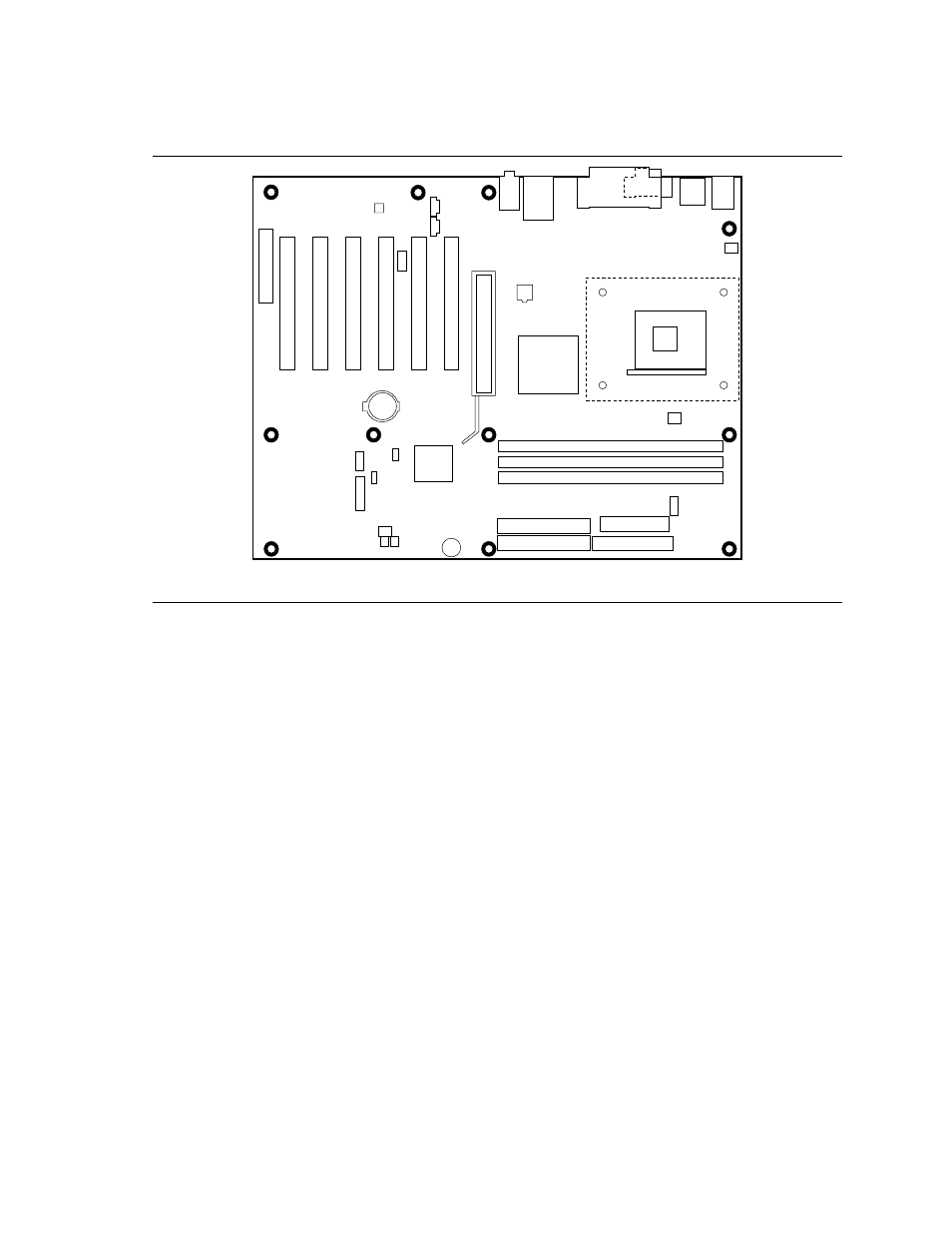 D845wn board mounting holes | Intel D845WN User Manual | Page 24 / 88