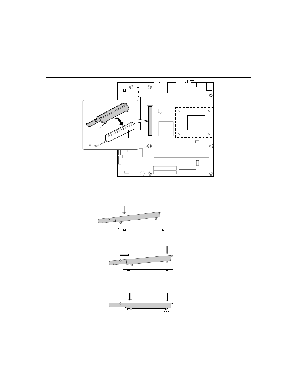 Installing the agp card retention mechanism | Intel D845WN User Manual | Page 33 / 88