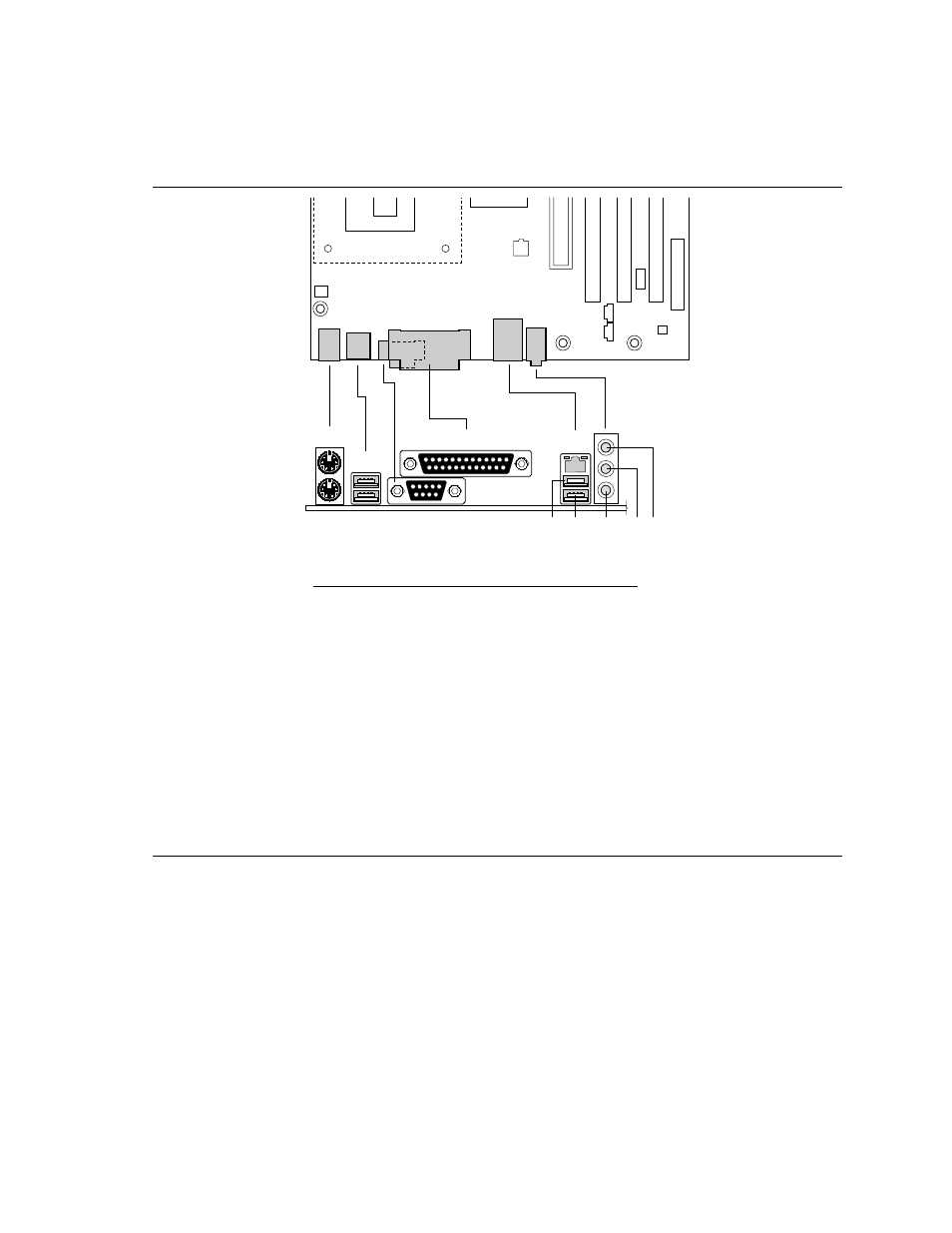 Back panel connectors | Intel D845WN User Manual | Page 68 / 88