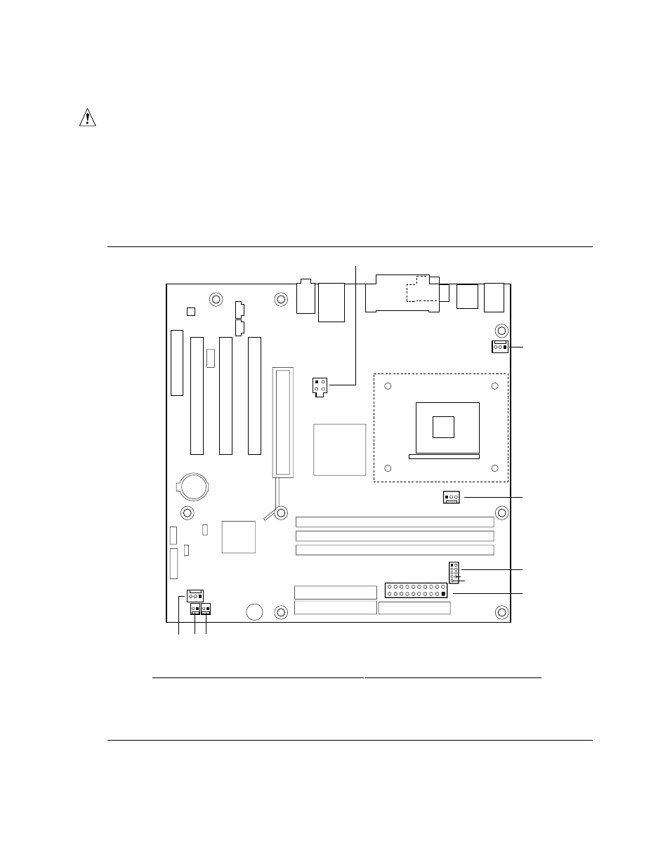 Power and hardware connectors, Power and hardware control connectors, Power and hardware connectors caution | Intel D845WN User Manual | Page 70 / 88