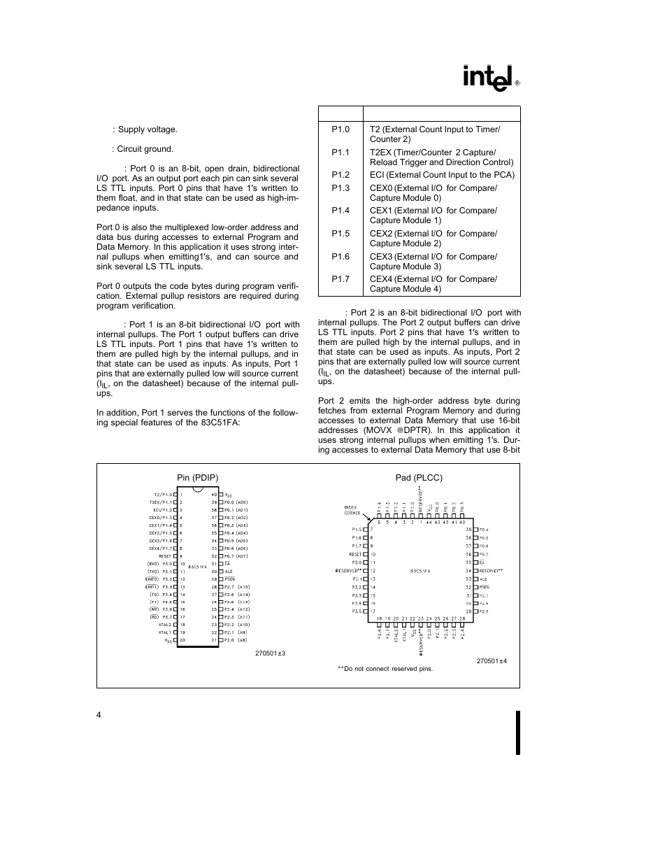 Intel 83C51FA User Manual | Page 4 / 13