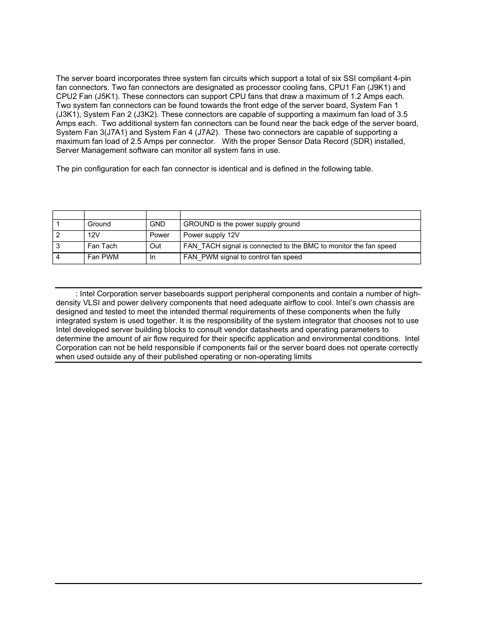 8 fan headers | Intel Server Board S5000PAL User Manual | Page 59 / 113