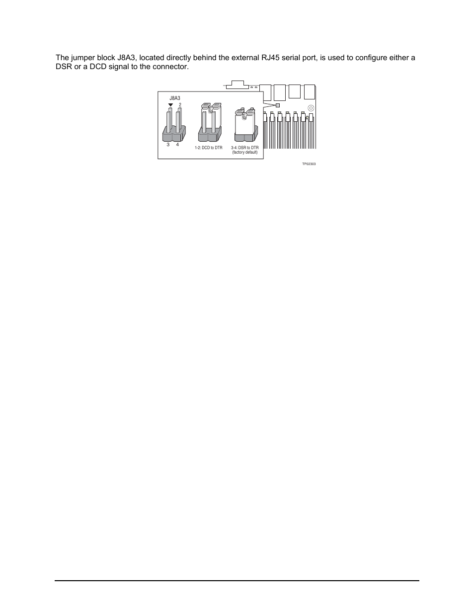 3 external rj45 serial port jumper block | Intel Server Board S5000PAL User Manual | Page 63 / 113