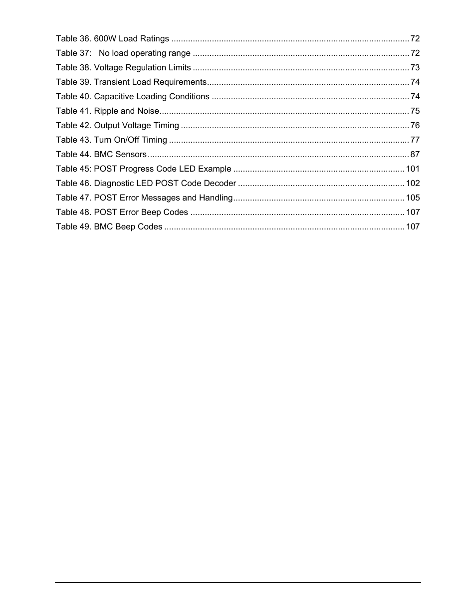 Intel Server Board S5000PAL User Manual | Page 9 / 113