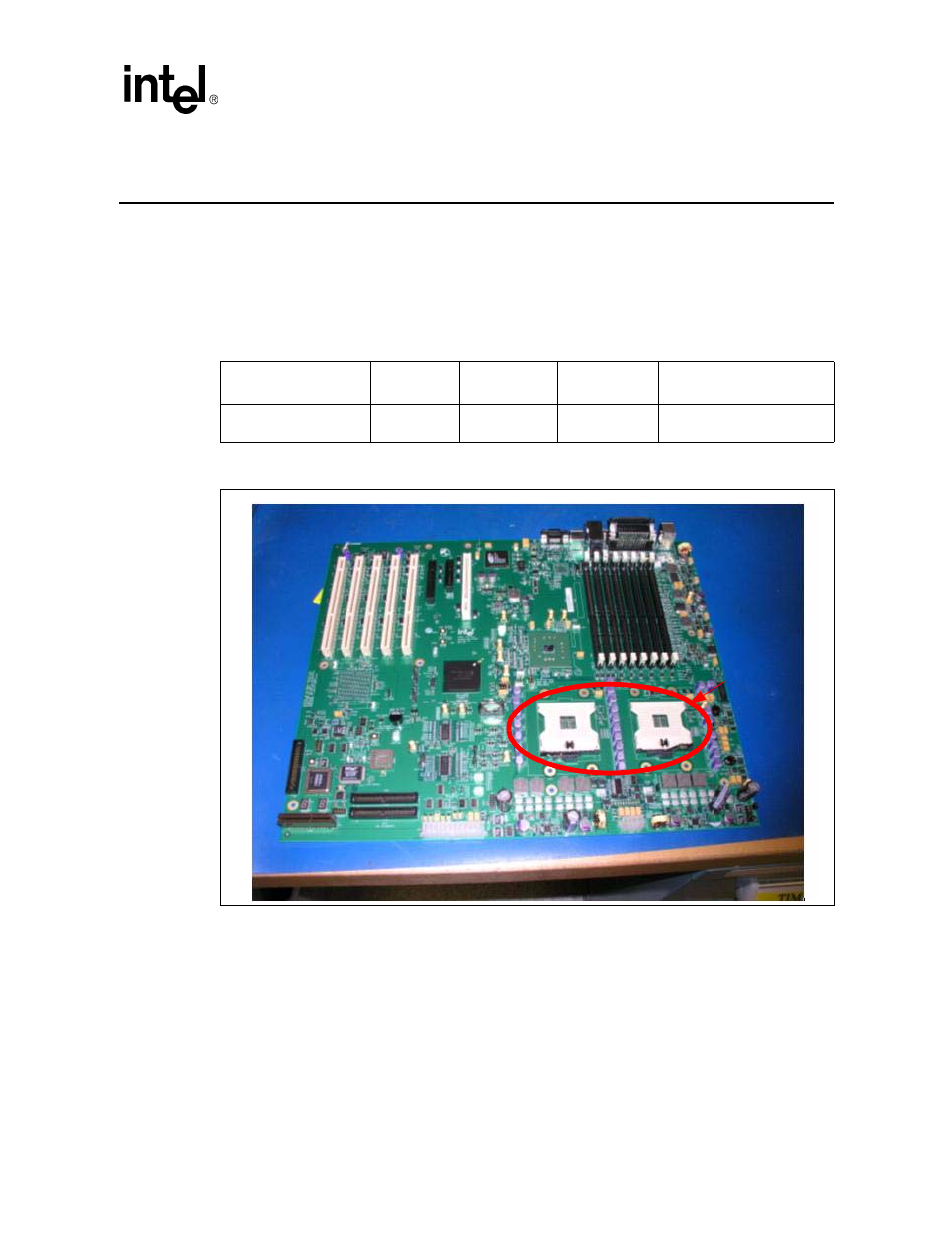 Heatsink assembly 7, Table 9. components requiring heat sink assembly, Figure 11. components requiring heat sink assembly | Heatsink assembly, Components requiring heat sink assembly | Intel Xeon User Manual | Page 35 / 38