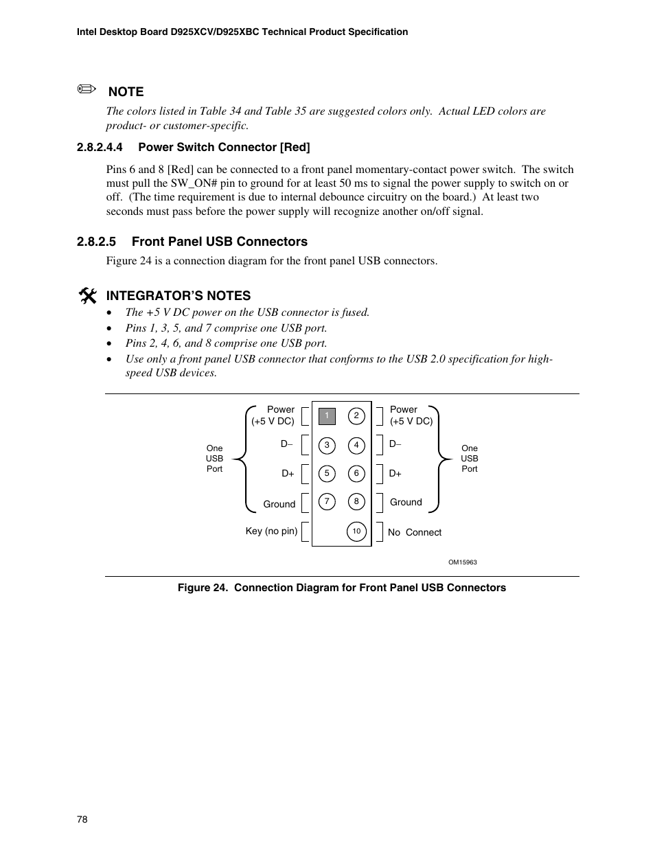 Intel DESKTOP BOARD D925XCV User Manual | Page 78 / 112