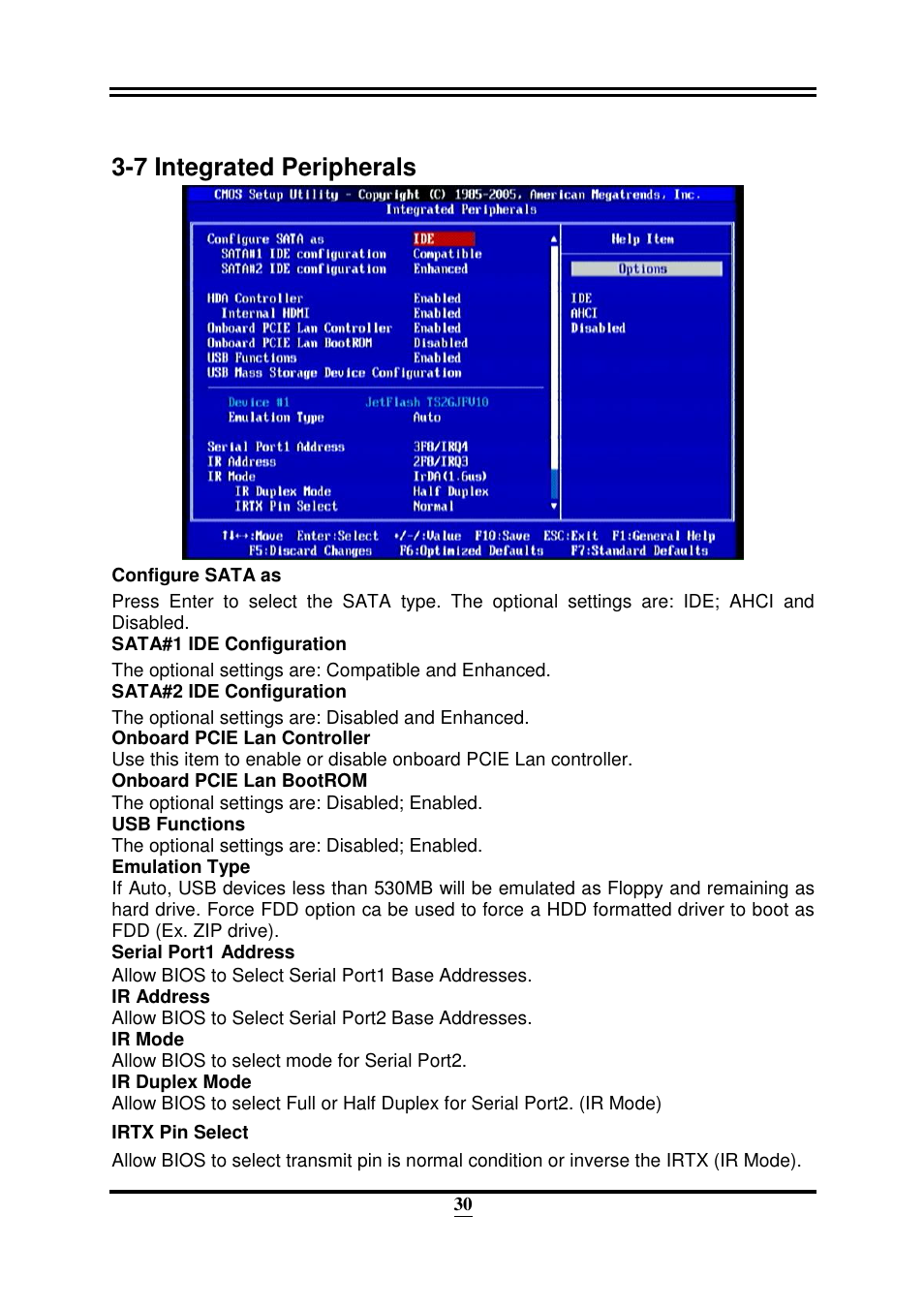 7 integrated peripherals | Intel 32882 User Manual | Page 35 / 53