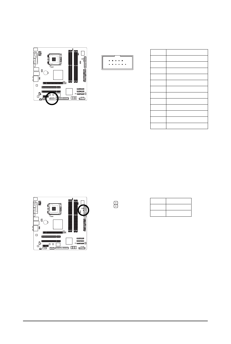 19) ci (chassis intrusion header), 18) debug port (debug card header, black) | Intel GA-EQ45M-S2 User Manual | Page 32 / 104